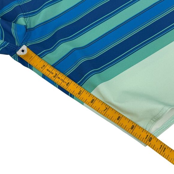 NWT Volcom Men's Lido Liney Mod-Tech Boardshorts Striped Deep Water Size 38 - Picture 11 of 12